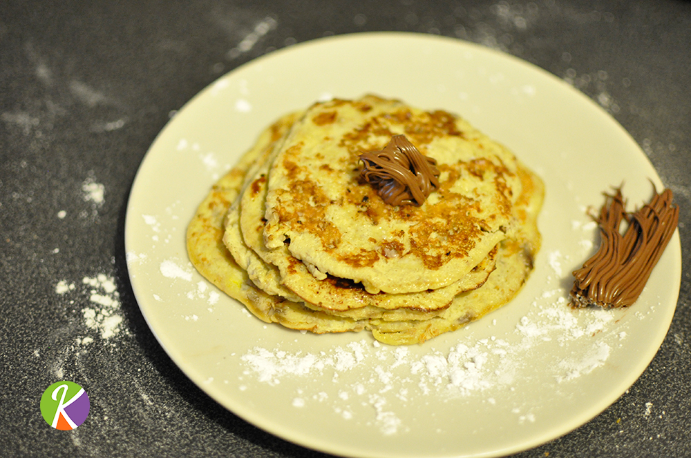 Faites plaisir votre palais avec ces pancakes banane-oeuf, sans gluten, sans lactose, sans farine
