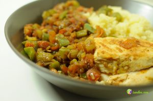 Recette couscous de poulet aux legumes