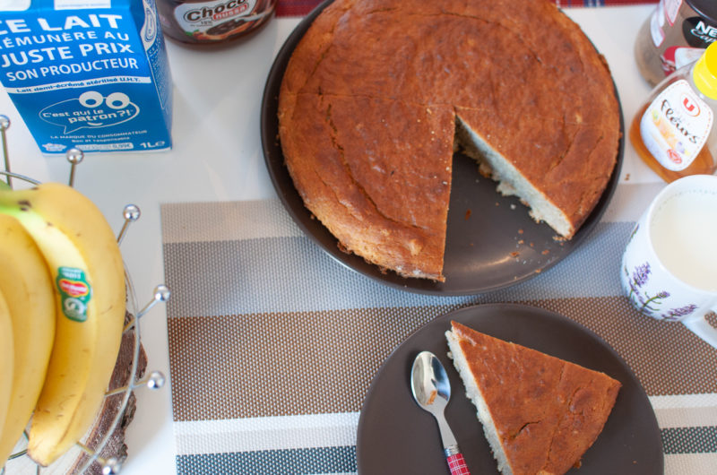 Réjouissez vos papilles avec ce délicieux gâteau à la banane et aux amandes