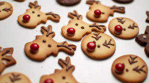 Rennes de Noël décorés - Recette Facile Des Sablés, des Biscuits de Noël par Kisoulou